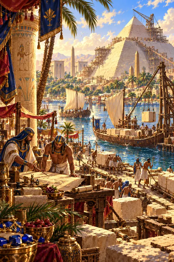 Illustration du monde Égypte.