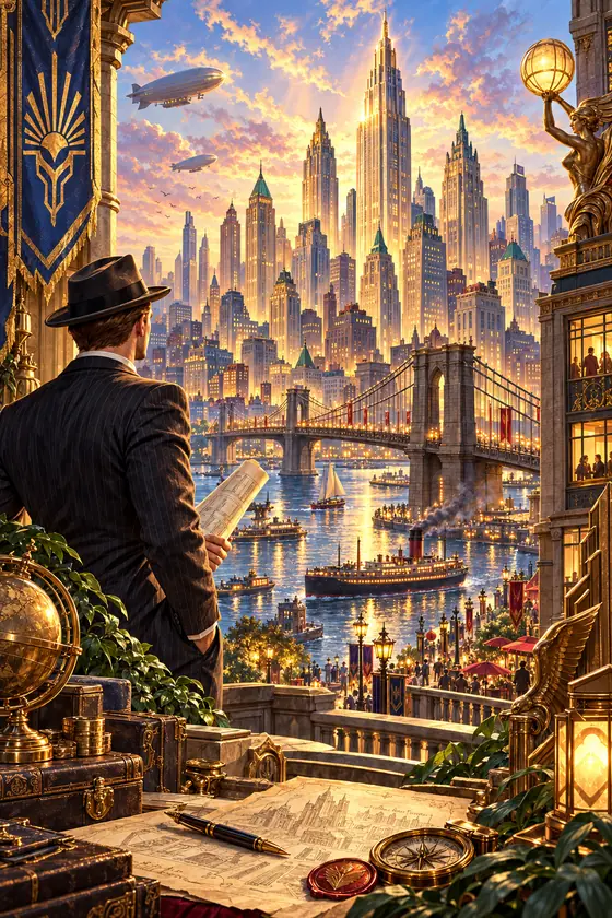 Illustration du monde New York.