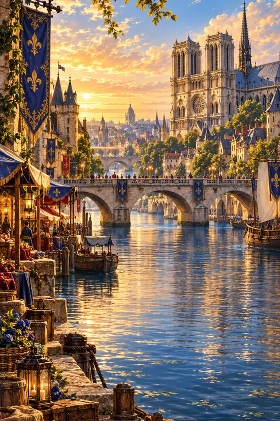 Illustration du monde Paris.